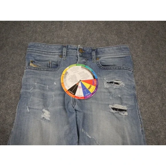 Diesel Slim Fit Distressed Jeans for Men